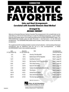 Patriotic Favorites Conductor Book And CD (Michael Sweeney) 