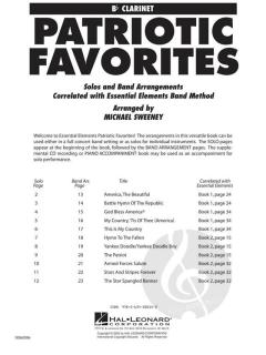 Patriotic Favorites Bb Clarinet (Michael Sweeney) 