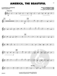 Patriotic Favorites Eb Baritone Saxophone (Michael Sweeney) 