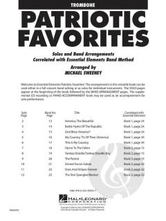 Patriotic Favorites Trombone (Michael Sweeney) 