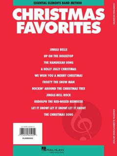 Essential Elements Christmas Favorites B Flat Bass Clarinet (Michael Sweeney) 