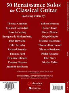 50 Renaissance Solos For Classical Guitar von Mark Phillips 