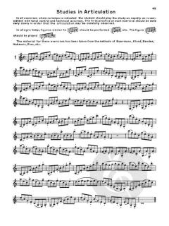 Rubank Advanced Method Vol.1 Clarinet von Howard Voxman 