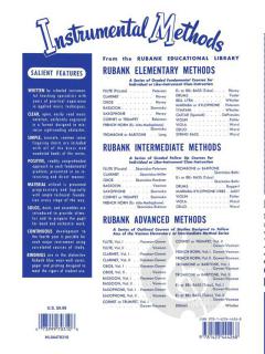 Rubank Advanced Method Vol.1 Clarinet von Howard Voxman 
