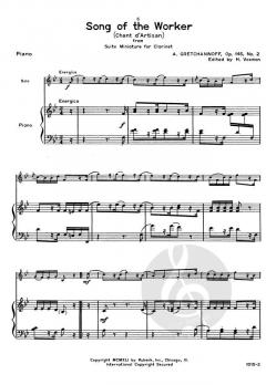 Suite Miniature op. 145 von Howard Voxman für Klarinette in B und Klavier im Alle Noten Shop kaufen