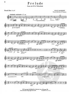 Concert And Contest Collection von Howard Voxman für Horn und Klavier (Einzelstimme)