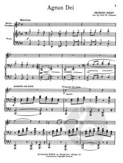 Sacred Solos for Alto Saxophone and Piano 