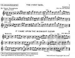 Christmas Carols For Band Or Brass Choir (G. E. Holmes) 
