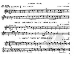Christmas Carols For Band Or Brass Choir (G. E. Holmes) 
