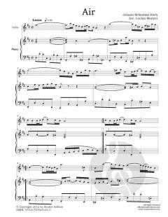 Air on G-String von Johann Sebastian Bach 