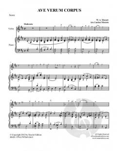 Ave Verum Corpus von Wolfgang Amadeus Mozart 