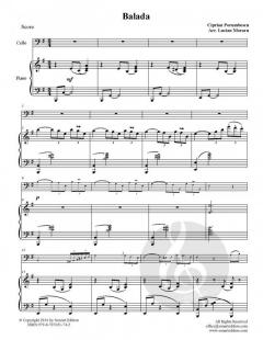 Balada von Ciprian Porumbescu 