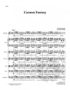 Carmen Fantasy von Pablo de Sarasate 
