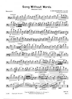 Song Without Words (Op. 226) (Howard Voxman) 