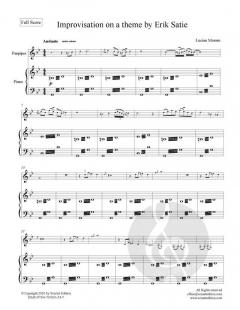 Improvisation on a theme by Erik Satie von Lucian Moraru 