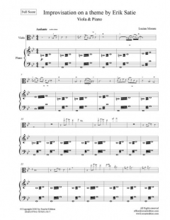 Improvisation on a theme by Erik Satie von Lucian Moraru 