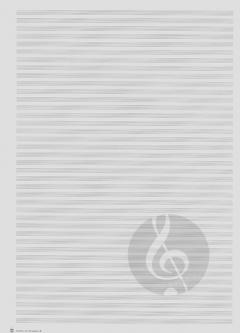 Notenpapier Grosspartitur hoch (30x42) 40 Systeme im Alle Noten Shop kaufen