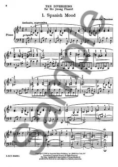 Ten Diversions For The Young Pianist von Alexandre Tansman 