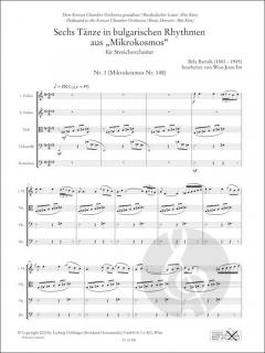6 Tänze in bulgarischen Rhythmen von Béla Bartók 