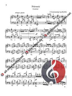 Seasons, The For The Piano Op.37a von Pjotr Iljitsch Tschaikowski 