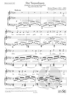 4 weiße Lieder von Richard Wagner 