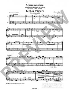 Opernmelodien mit und ohne Variationen von Kaspar Kummer (Download) 