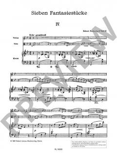 Sieben Fantasiestücke op. 57 Heft 2 von Robert Fuchs (Download) 