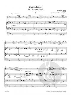 2 Adagios op. 41 von Ferdinand Thieriot 