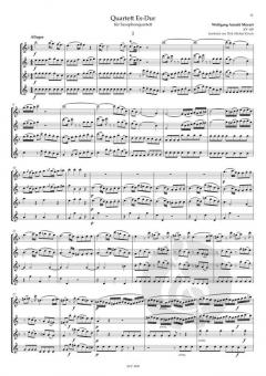 2 Saxophonquartette KV 159 & 160 von Wolfgang Amadeus Mozart 