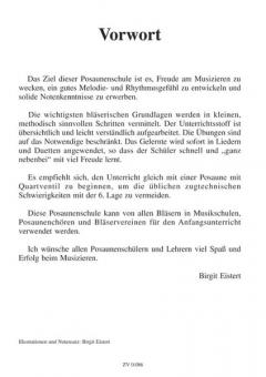 Die Posaune Bd. 1 von Birgit Eistert 