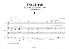 Trio Chorale von Altfried Beele 