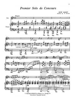 Premier Solo de Concours von René Maniet 