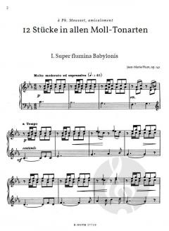 12 Stücke in allen Moll-Tonarten von Jean-Marie Plum 