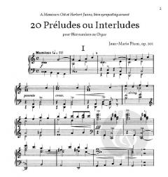 20 Vor- und Zwischenspiele für Orgel oder Harmonium von Jean-Marie Plum im Alle Noten Shop kaufen