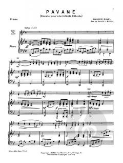 Pavane von Maurice Ravel 