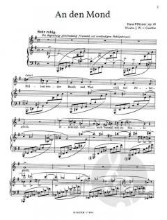 An den Mond von Hans Pfitzner 