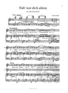 Bekannte Duette aus seinen Operetten von Franz Lehár 