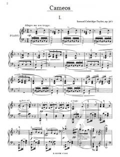 Cameos von Samuel Coleridge-Taylor 