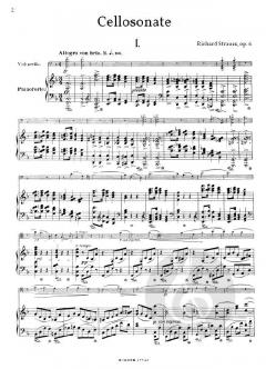 Cellosonate F-Dur op.6 von Richard Strauss im Alle Noten Shop kaufen