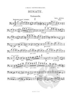 Cellosonate F-Dur op.67 von Mel Bonis im Alle Noten Shop kaufen