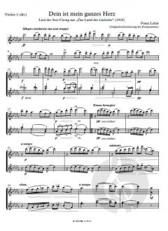 Dein ist mein ganzes Herz von Franz Lehár 