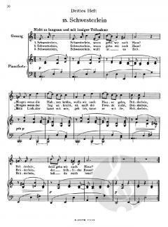 Deutsche Volkslieder WoO 33 Vol.1 von Johannes Brahms 