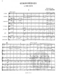 Deux Gymnopédies von Erik Satie 