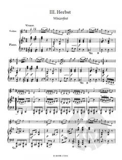 Die Jahreszeiten von Carl Reinecke 