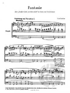 Drei Fantasien für Orgel von Carl Sattler im Alle Noten Shop kaufen