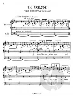 Drei kurze Präludien, Prelude in C und Scherzo von Bairstow, Edward Cuthbert 