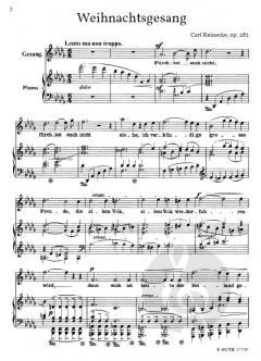 Drei Weihnachtslieder von Carl Reinecke 