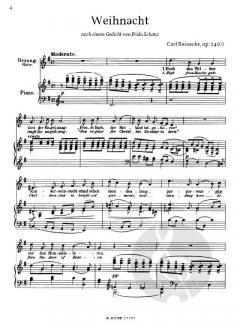 Drei Weihnachtslieder von Carl Reinecke 