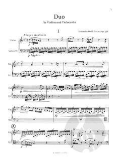 Duo g-Moll für Violine und Violoncello op.33b 