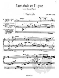 Fantaisie et Fugue für Orgel von Alfred Bachelet im Alle Noten Shop kaufen